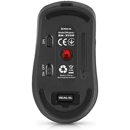 Мишка REAL-EL RM-355W Wireless Black (EL123200054) - мініатюра 8