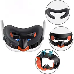 Маска VRKOOBI Adjustable Face Replacement для Meta Quest 3 Orange [154348] - мініатюра 2