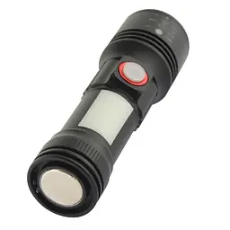 Ліхтар Quantum Adept 10W LED zoom +COB з USB (QM-FL1031) - мініатюра 2