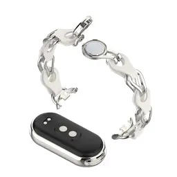 Ремінець до фітнес браслета Armorstandart Chain Wristband для Xiaomi Smart Band 10/9/8 Silver (ARM86889) - мініатюра 3