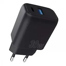 Зарядний адаптер блок живлення Proove Silicone Power Plus 30 W (Type-C+USB) WCSP3011001 чорний - мініатюра 5