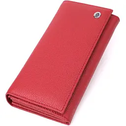 Жіночий місткий гаманець з натуральної шкіри ST Leather 23096 червоний - мініатюра 5