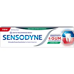 Зубная паста Sensodyne Чувствительность зубов и защита десен 75 мл