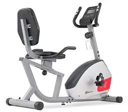 Горизонтальний велотренажер Hop-Sport HS-035L Solo сріблястий  - мініатюра 2