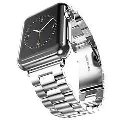 Металевий ремінець Primo Steel годинника Apple Watch 38 мм, 40 мм, 41 мм Silver - мініатюра 3