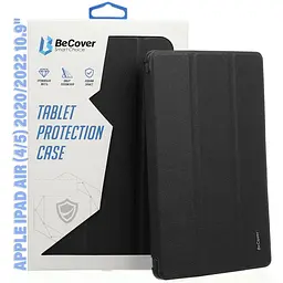 Чохол-книжка BeCover Soft Edge з кріпленням Apple Pencil для Apple iPad Air 4/5 2020/2022 10.9" Black (711118) - мініатюра 5