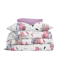 Дитяча постільна білизна в ліжечко PINK CATS COSAS (4822052452677)