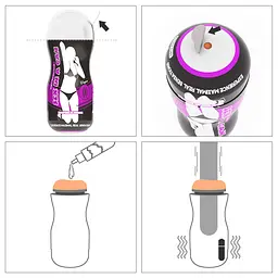 Мастурбатор - Sex In A Can Vagina Stamina Tunnel Vibrating - мініатюра 3