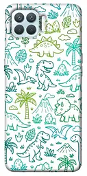 TPU чохол Demsky Dino pattern для Oppo F17 Pro