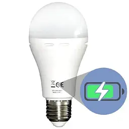 Лампочка світлодіодна E27 Smartcharge AC15W з вбудованим акумулятором