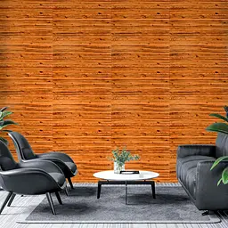Самоклеюча декоративна 3D панель Sticker Wall 700x700x5мм Бамбук Дерево 072 SW-00000097 - мініатюра 5