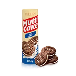 Печенье Roshen Multicake с молочно-кремовой начинкой 180 г (390884)