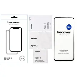 Скло захисне BeCover Samsung Galaxy A54 5G SM-A546 10D Black (711354) - мініатюра 2