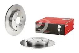 Диск гальмівний невентильований Toyota Auris, Corolla 06-21р Brembo (08.A912.10) - мініатюра 2