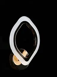 Бра настінне LED Splendid Ray BK30/1 18W золото-білий для дому