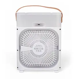Вентилятор Air Cooler Fan USB з зволожувачем повітря та підсвічуванням (Білий) - мініатюра 6