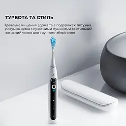 Розумна зубна електрощітка Oclean X Pro 20 Set Electric Toothbrush Black (6970810556964) - мініатюра 3