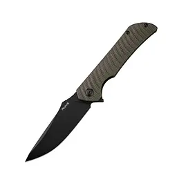 Ніж складаний туристичний Ruike P123-MB, (9.2 см) 14C28N/мікарта коричневий