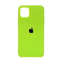 Силиконовый противоударный чехол-накладка для Apple iPhone 11 Pro Max, панель с защитой всего корпуса, софт-тач, electric green, ArmorStandart (ARM56937)