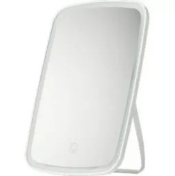 Дзеркало косметичне настільне Salon Professional Makeup Mirror 33 світлодіоди USB або батарейки білий