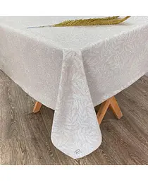 Скатертина кавове золото Ельза D200 см (016524)