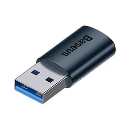 Перехідник USB 3.1 M to USB-C F blue Baseus (ZJJQ000103) - мініатюра 5