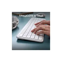 Комплект Logitech MK950 Bluetooth/Wireles UA Off-White (920-012491) - мініатюра 5