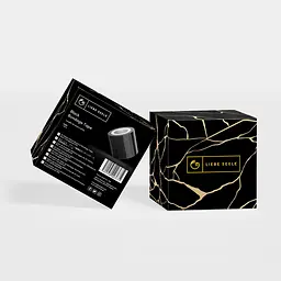 Скотч для бондажу Liebe Seele Bondage Tape Black 25м - мініатюра 2