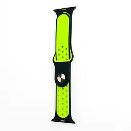 Ремінець Nike Sport Apple Watch 42/44/45/46/49 mm Black/Volt