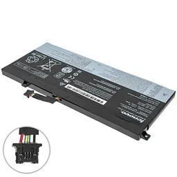 Акумулятор Lenovo 00NY639 (ThinkPad P50s, T550, L440, W540, T550s, W541, T540p) 11.4V 3900 mAh 44Wh Black (SB10K12721)