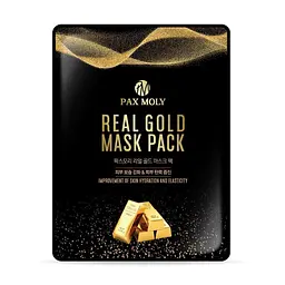 Маска тканинна Pax Moly Real Gold з колоїдним золотом
