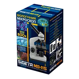 Мікроскоп SIGETA MB-115 40x-800x LED Mono (65265) - мініатюра 6