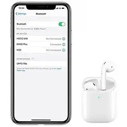 Навушники бездротові Hoco EW02 Plus True wireless Bluetooth білі 6931474753878 - мініатюра 6