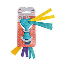 Іграшка Misoko&Co у формі серця з веревкою для собак light blue 28 cm - мініатюра 2