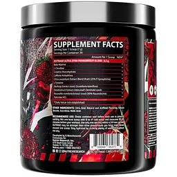 Передтренувальний комплекс Nutrex Research Outrage High‑Stim Pre‑Workout Fruit Punch 30 порцій - мініатюра 2