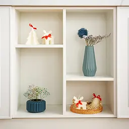 Ваза декоративна МВМ My Home, 7,5 см, синя (DH-FLOWERS-08 DARK BLUE) - мініатюра 5