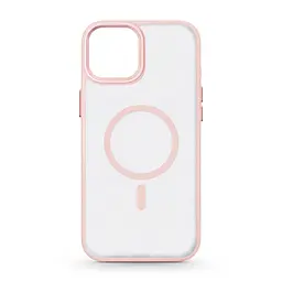 Чехол для Apple iPhone 15 Plus, Uniq MagCase, розовый, противоударный, панель-накладка с MagSafe, ударопрочный TPU+PC, с магнитом MagSafe, поддержка полноценной беспроводной зарядки, ArmorStandart (ARM75290)