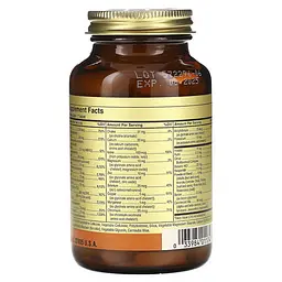 Універсальні Formula V VM-75 (Iron-Free) 90 таблеток Solgar vit0004823 - мініатюра 2