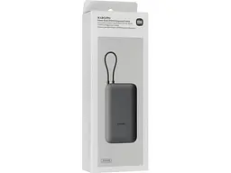 Зовнішній акумулятор (Power Bank) Xiaomi 20000mAh 22.5W Integrated Cable Dark Gray (BHR9740GL) - мініатюра 7