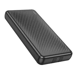 Зовнішній акумулятор BOROFONE BJ57 Graceful 22.5W+PD20W fully compatible power bank with cable (10000mAh) чорний - мініатюра 3