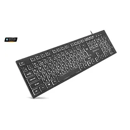 Клавіатура REAL-EL RK-7050 USB Black (EL123100054) - мініатюра 2