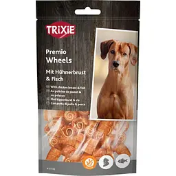 Ласощі Trixie Premio Fish Chicken Wheels для собак з куркою та рибою 75 г (арт.31748)