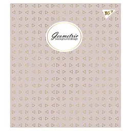 Набір зошитів Yes Geometric Pantone Gold А5 в клітинку 18 аркушів 10 шт. (766819) - мініатюра 4