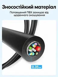 Кабель UGREEN US184 USB-A - USB-C USB 3.0 2,4 А 2 м чорний (20884) - мініатюра 7