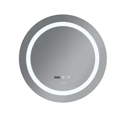 Дзеркало Mixxus PLAIN MC02-80 з LED Touch, Anti-fog, димером, регулюванням яскравості, годинником (MI6931) - мініатюра 6