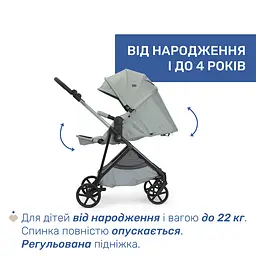 Коляска 2 в 1 Chicco Seety Зелена (87097.76.01) - мініатюра 8