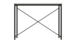 Стіл письмовий Line Лайт Ferrum-decor 750x1000x500 Чорний метал ДСП Білий 16 мм (FRD-104836) - мініатюра 4