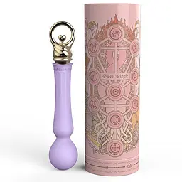 Вібромасажер Zalo Confidence Pre-Heating Wand Massager 22.5 см фіолетовий - мініатюра 2