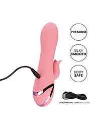 Вібратор-кролик Calexotics Pasadena Player, 21.5 см (рожевий) - мініатюра 3
