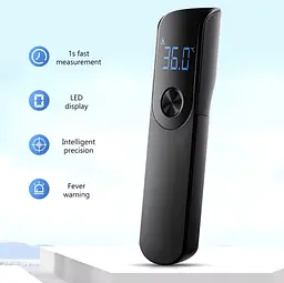 Безконтактний інфрачервоний термометр для тіла та поверхонь з LED-дисплеєм - мініатюра 5